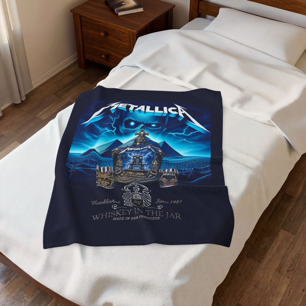 Metallica Whiskey in the Jar /Velveteen Plush Blanket
