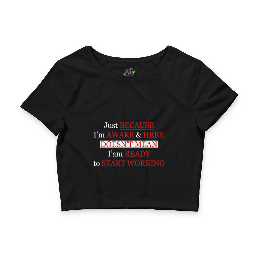 Start Working / Crop Tee