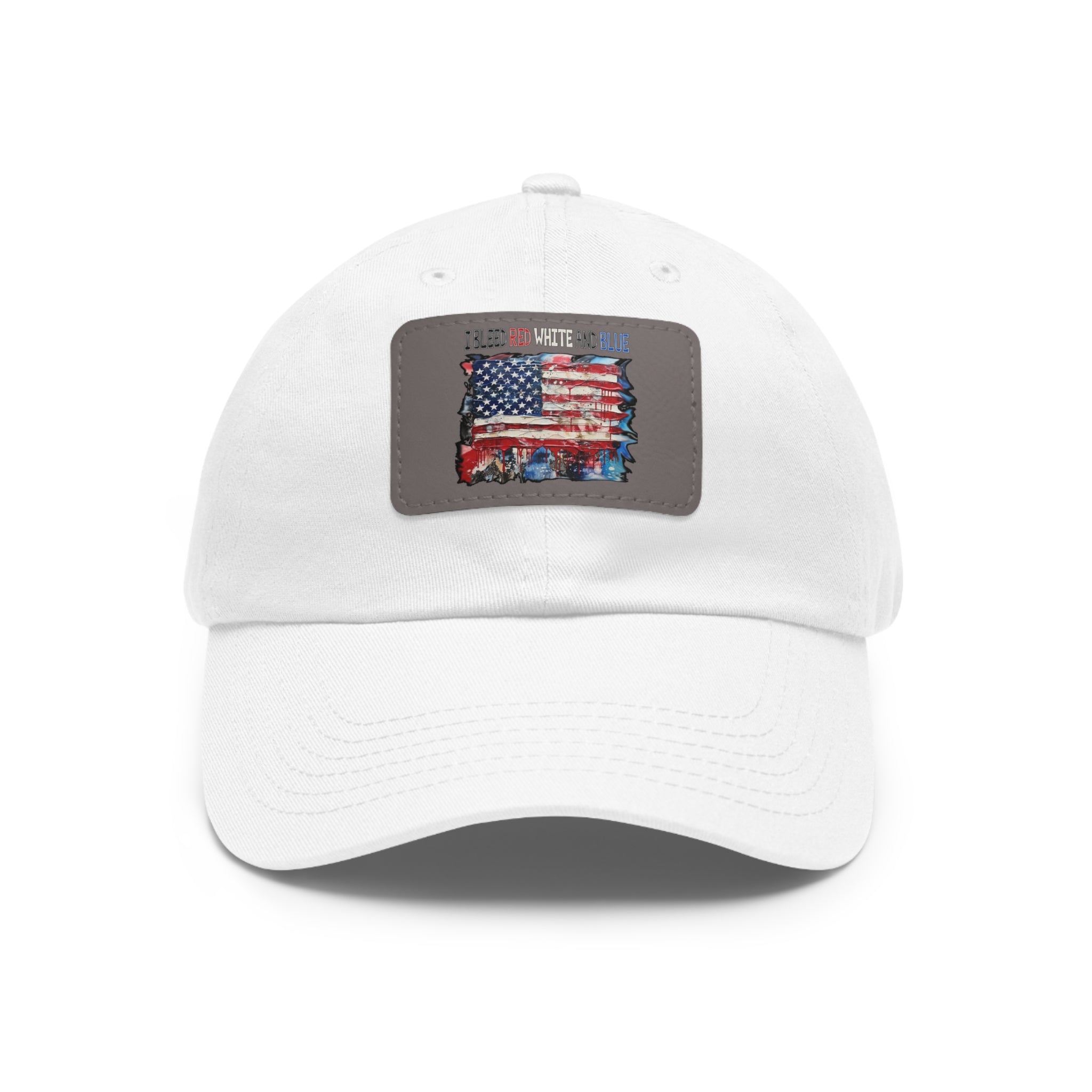 I Bleed Red White and Blue / Leather Patch