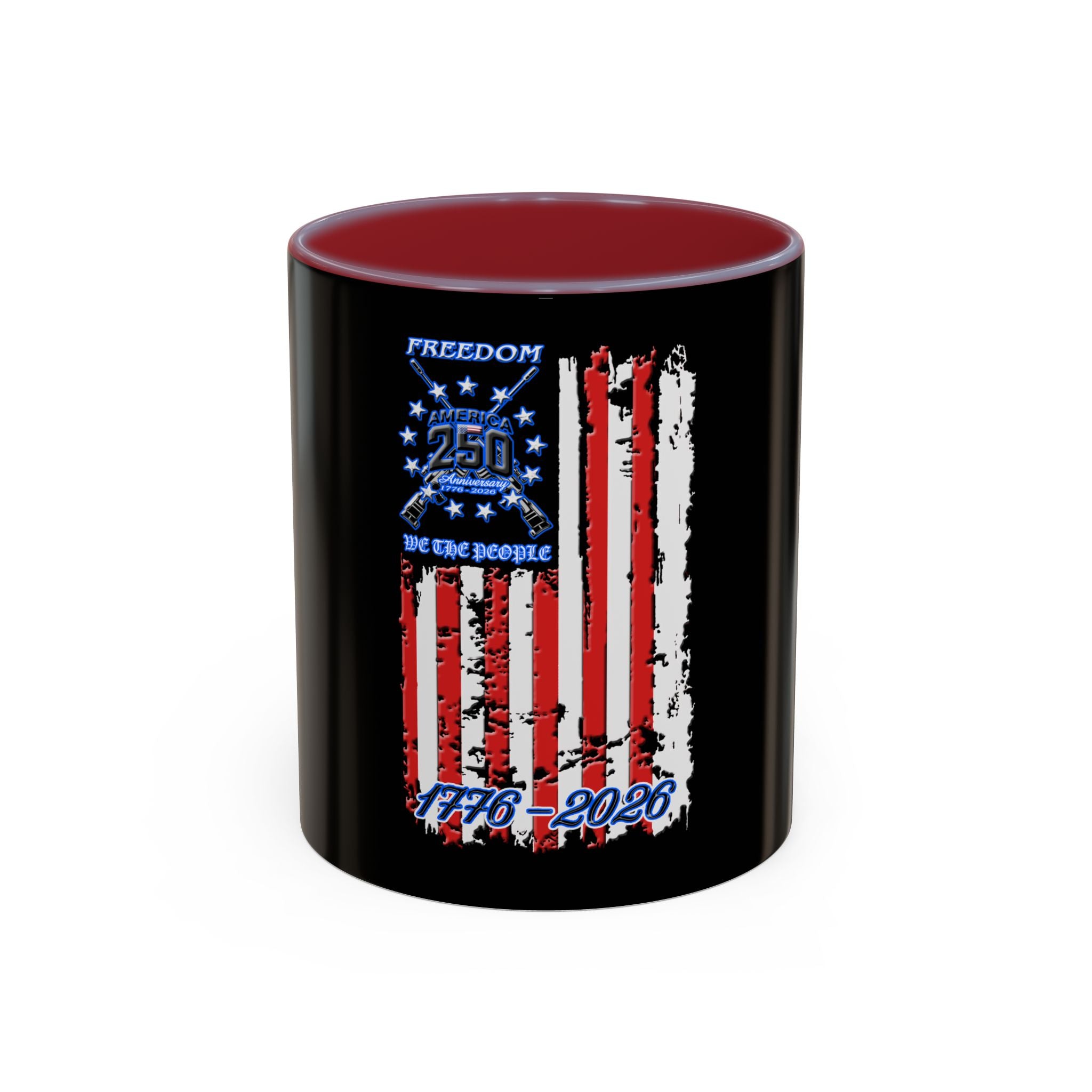 250th Anniversary Flag / Accent Coffee Mug 11/15oz