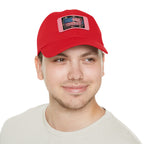 American Brick Flag / Leather Patch Hat