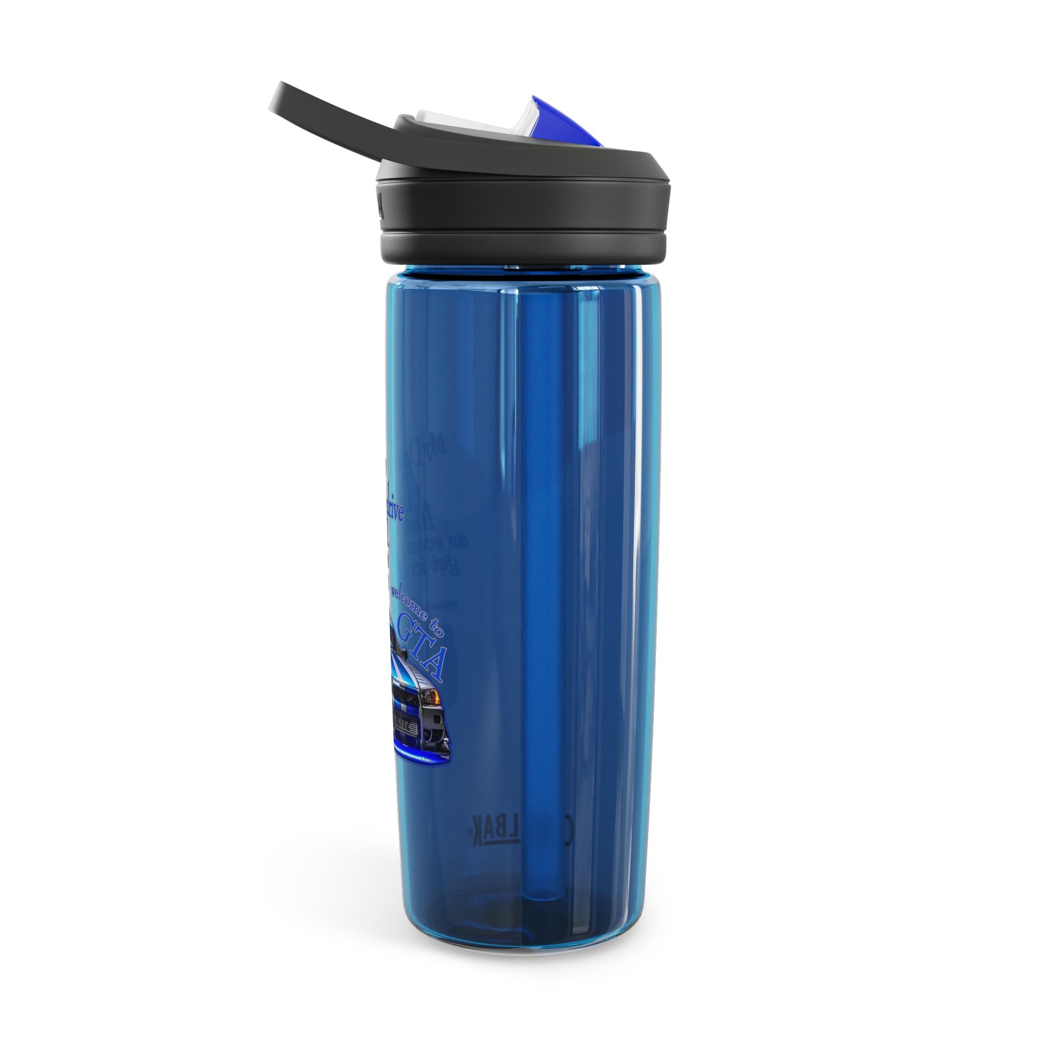 Daughter Doesn't Drive Like A Girl Blue / CamelBak Water Bottle 20/25oz