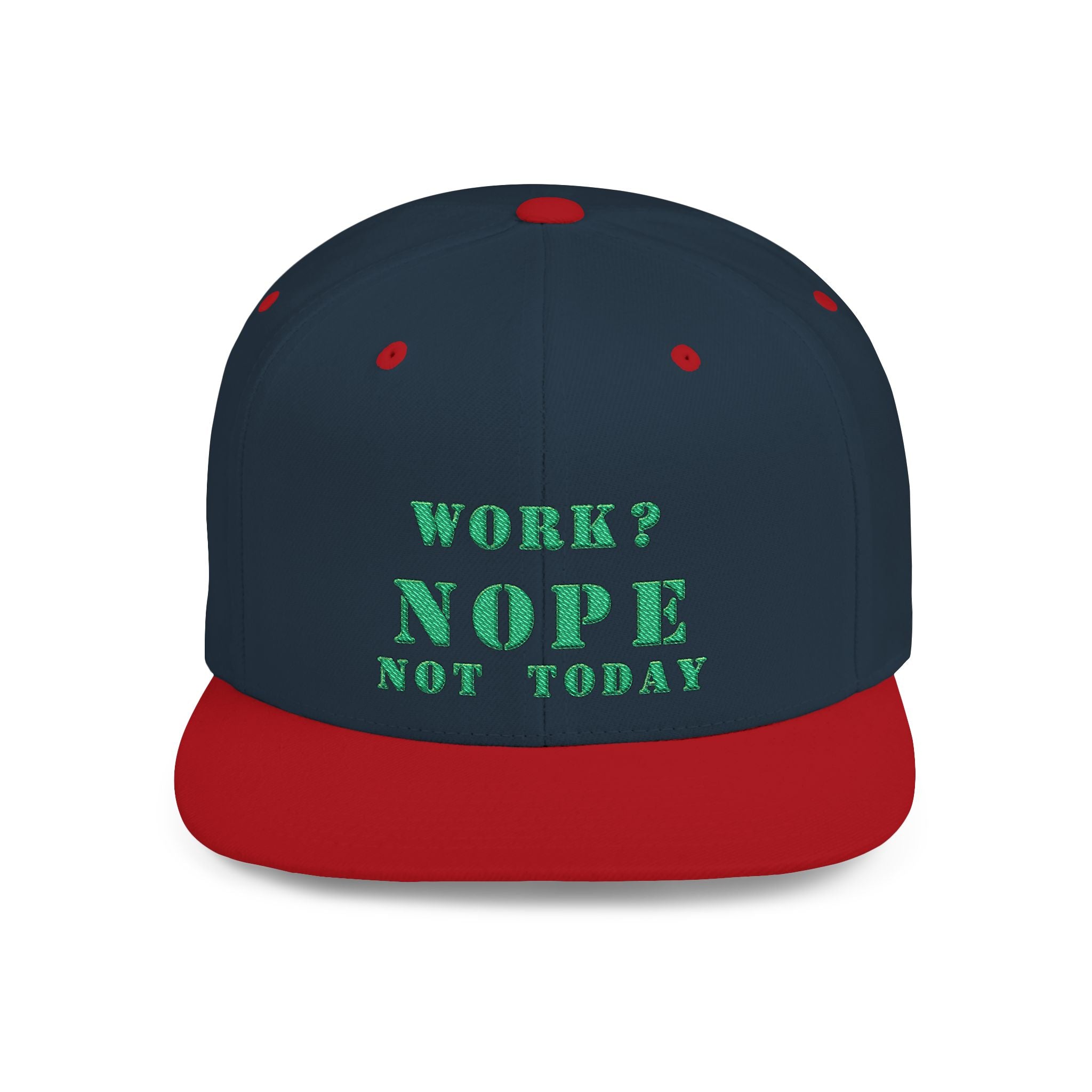 Nope Not Today / Flat Bill Snapback