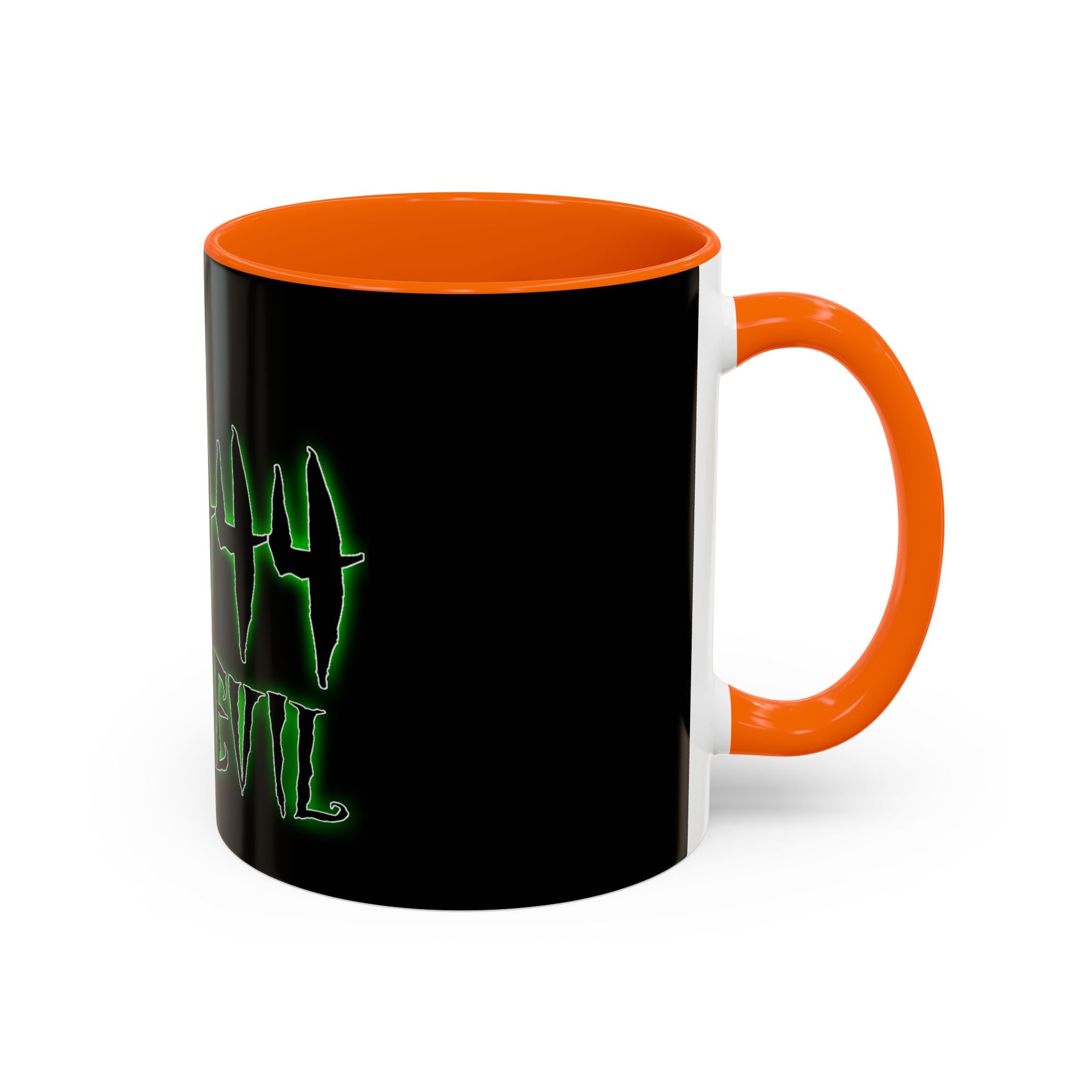 2/3 Evil Punk Skull / Accent Coffee Mug 11/15oz