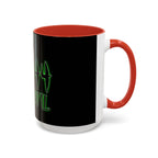 2/3 Evil Punk Skull / Accent Coffee Mug 11/15oz