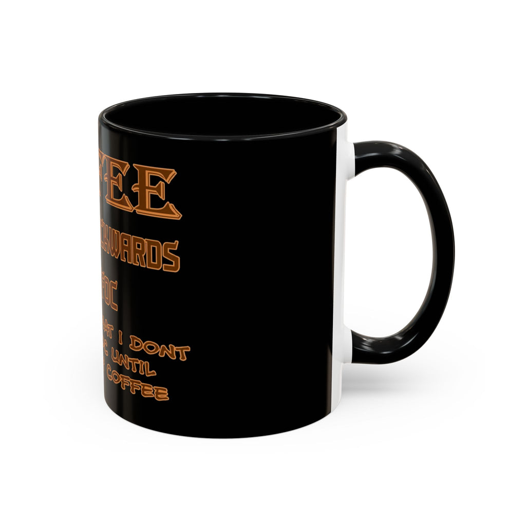 Coffee Spelled Backwards Is EEFFOC / Accent Coffee Mug 11/15oz