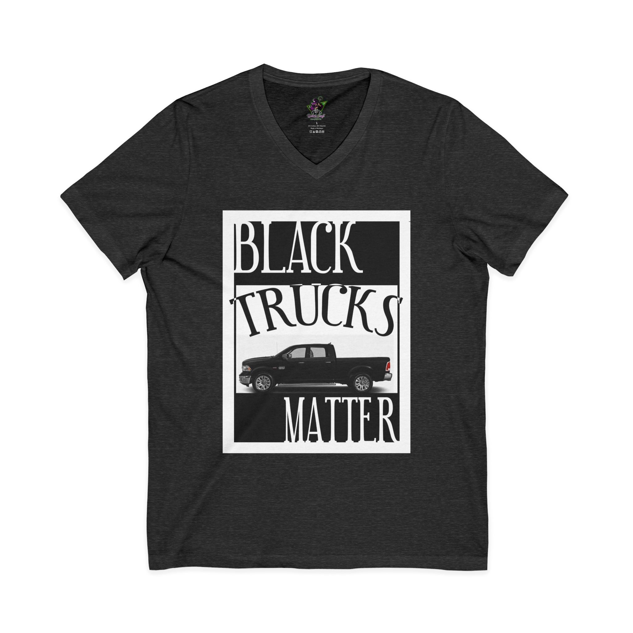Black Trucks Matter / V-Neck Tee